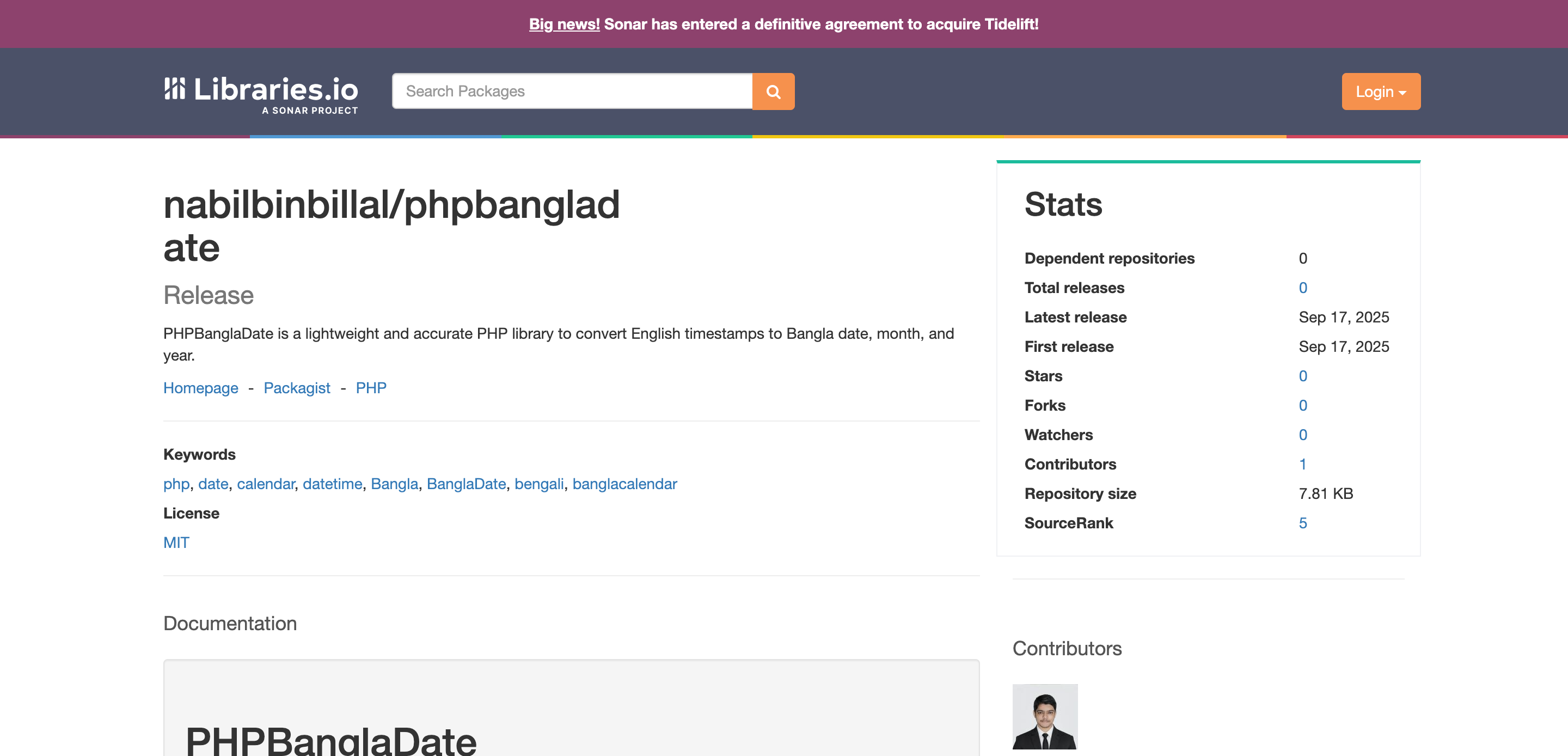 PHPBanglaDate preview